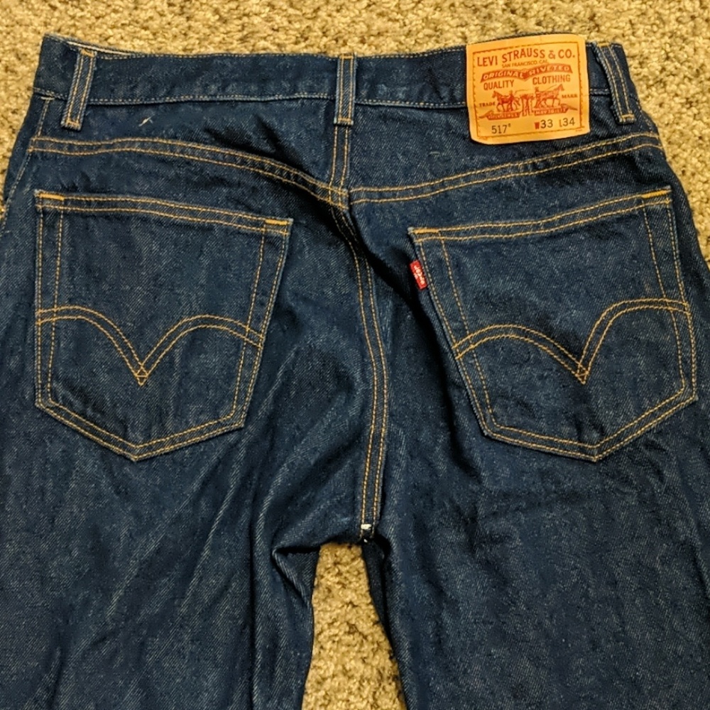 Levi's men's 517 bootcut  33x34 - Picture 4 of 4